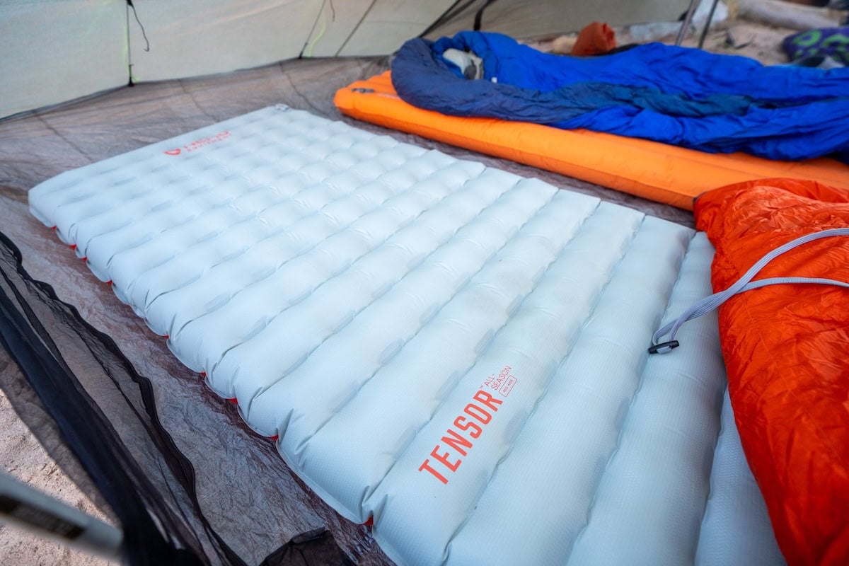 Tensor All-Season Ultralight Insulated Sleeping Pad on Kristen Bor's camping trip in Paria Canyon Utah